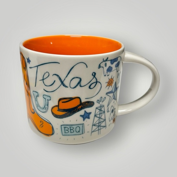Starbucks Texas Howdy Been There 14oz Coffee Mug Collectible Lone Star New - Picture 4 of 14